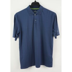 Kathmandu Pique Performance Polo Shirt Men's Large Short Sleeve Blue Wicking